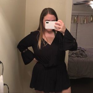 American Eagle Wrap Romper